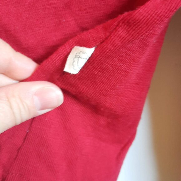 Simple Merino turtleneck in red/rouge size xlarge - Picture 9 of 12